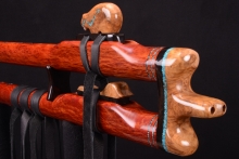 Sheoak Native American Flute, Minor, Mid F#-4, #G26Ja